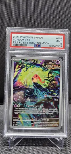 Pokemon Center Exclusive Scream Tail #65 PSA 9 - Image 1