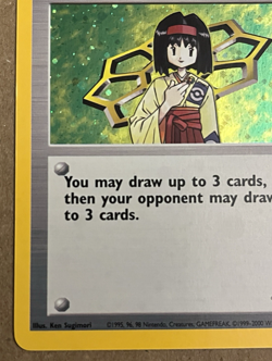Erika Gym Heroes Unlimited Holo Rare 16/132 Pokemon TCG Never Played Light Play - Image 2