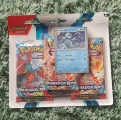 Pokemon TCG Paradox Rift Triple Pack Blister Arctibax - Booster Packs & Promo - Image 1
