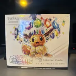 Pokemon Prismatic Evolutions Pokemon Center ETB - Small seal damage - see photos - Image 1