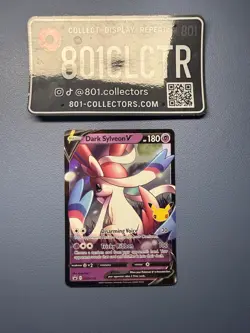 Dark Sylveon V SWSH134 - Celebrations Black Star Promo - Holo Ultra Rare Pokemon - Image 1