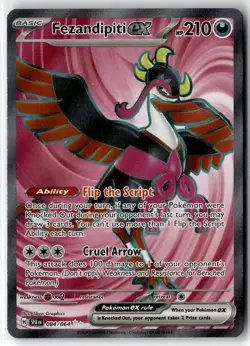 Fezandipiti ex ⭐ 084/064 Holo Ultra Rare Shrouded Fable 2024 Pokemon NM - Image 1