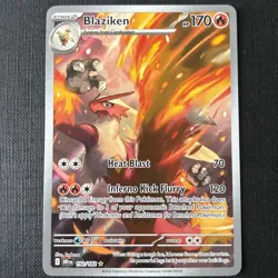 Pokemon TCG Blaziken 192/182 Destined Rivals Illustration Rare MINT - Image 1