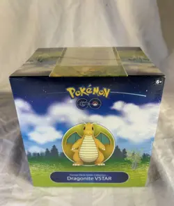 Pokemon TCG Pokemon Go Dragonite VSTAR Premier Deck Holder Box CASE FRESH - Image 1