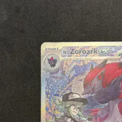 Pokemon TCG N's Zoroark ex SIR Ascended Hero’s Holo Special Illustration Rare - Image 2
