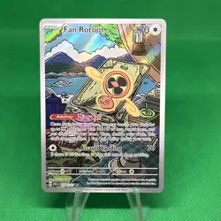 Ascended Heroes Fan Rotom 250/217 Illustration Rare IR Full Art Pokemon Card NM - Image 1