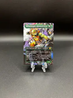 MTG: Michelangelo, Weirdness to 11 (Borderless) #0214 TMNT Regular - Image 1