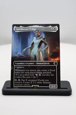 1x Apothecary White NM R Borderless Ravnica: Clue Edition (CLU) MTG - Image 1