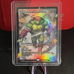 Magic TCG TMNT - Raphael, The Nightwatcher (Showcase) Foil *M 0287* - Image 1