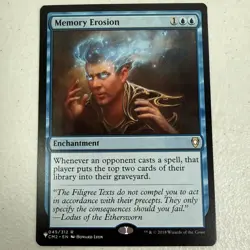 Magic The Gathering MTG - Memory Erosion - Commander - Image 1
