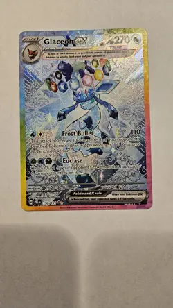 Pokemon TCG Glaceon ex SV Prismatic Evolutions 150/131 Holo Rare 270 HP - Image 1
