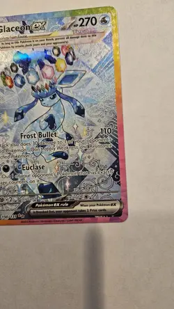 Pokemon TCG Glaceon ex SV Prismatic Evolutions 150/131 Holo Rare 270 HP - Image 3