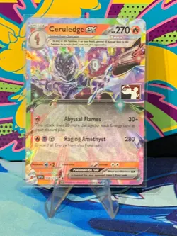POKEMON TCG - CERULEDGE EX - 036/191 - PRIZE PACK SERIES 7 - PLAY! STAMPED - Image 1