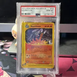 2003 Pokemon Aquapolis Houndoom - PSA 10 - Image 1