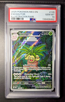 Pokemon TCG Exeggutor 135/132 Mega Evolution English PSA 10 Gem Mint - Image 1