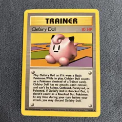 Clefairy Doll 70/102 LP - Non Holo Rare - Base Set Unlimited Pokemon TCG - Image 1