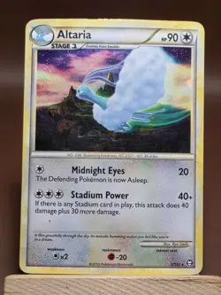 HP Altaria Pokemon TCG HS Triumphant 2/102 Holo Rare - Image 1