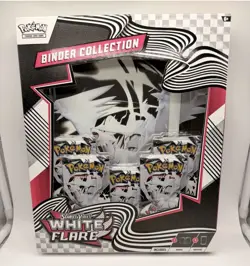 Pokemon White Flare Binder Collection Box - Image 1