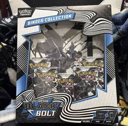 Pokemon TCG Black Bolt Binder Collection Box *NEW SEALED* - Image 1