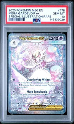 PSA 10 MEGA GARDEVOIR EX 178/132 SIR MEGA EVOLUTION BASE POKEMON 😍 - Image 1