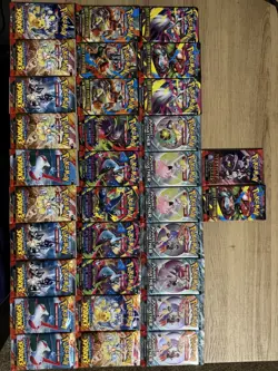 Pokemon Booster Pack Lot 32 Sealed Packs Assorted Modern Sets TCG - Image 1