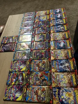 Pokemon Booster Pack Lot 32 Sealed Packs Assorted Modern Sets TCG - Image 2