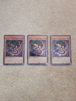 3x Millennium-Eyes Illusionist PLAYSET LED2-EN001 Ultra Rare Yugioh TCG - Image 1