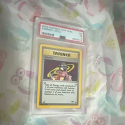 Pokemon Sabrina Trainer Holo Gym Challenge PSA 5 Graded Card #20 2000 - Image 1