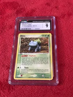 Cgc 9 Ditto Bulbsaur 36/113 Ex Delta Species 2005 Pokemon Card - Image 5