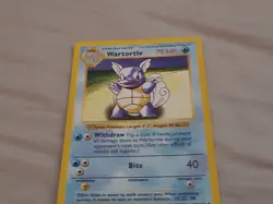 Pokemon Card Shadowless - Wartortle 42/102 Excellent Shape. Stage 1. 1999 PHOTOS - Image 3