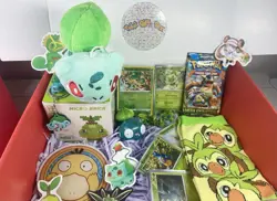 Pokemon Gift Box with Booster Pack Plush Keychain Reverse Holo/holo Cards - Image 4
