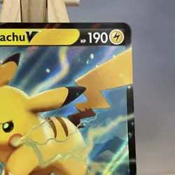 Pikachu V SWSH063 SWSH: Sword & Shield Promo Cards Holo - Image 3