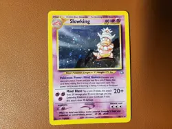 Slowking Holo Rare 14/111 - Neo Genesis - Vintage WOTC 2000 Pokemon Card - LP - Image 1