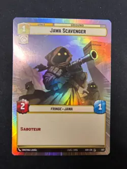 Jawa Scavenger 467 - HYPERSPACE FOIL - Star Wars Unlimited Card Game - Image 1