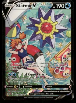 Pokemon Cards Starmie V TG13/TG30 Astral Radiance TG Rare V NM - Image 1