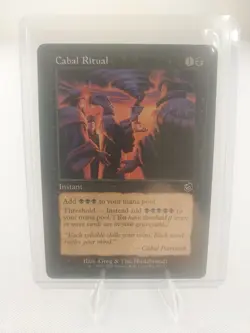 Vintage MTG Magic the Gathering Cabal Ritual Torment (#51) LP - Image 1