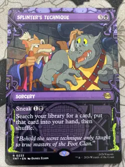 Splinter's Technique Teenage Mutant Ninja Turtles MTG 0233 Borderless - Image 1