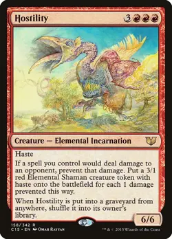 Hostility [Mixed Sets Same Art] Magic MTG - Image 1