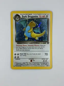 Pokemon TCG Dark Dragonite Holo Rare 5/82 - Image 1