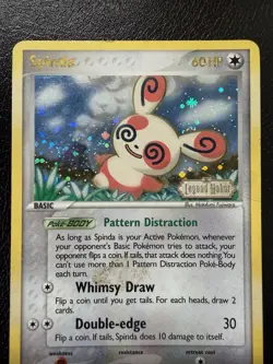 Spinda 26/92 Legend Maker Reverse Holo Stamped Pokemon TCG HP/DMG - Image 3