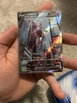 Mewtwo V (Alternate Full Art) 072/078 Pokemon GO Holo - Image 1