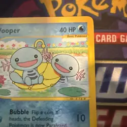 Wooper Aquapolis 117/147 Non-Holo E-Series Pokemon Near Mint/Lightly Played WoTC - Image 2