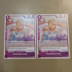 2X One Piece Vinsmoke Sora (OP06-063/239) OP06 Wings of the Captain NM TCG CCG - Image 1