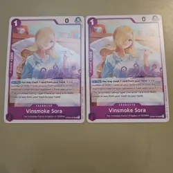 2X One Piece Vinsmoke Sora (OP06-063/239) OP06 Wings of the Captain NM TCG CCG - Image 3