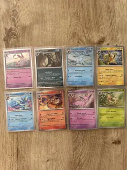 Pokemon TCG: Prismatic Evolutions Costco Mini Tin Cosmos Promo Cards Set Of 8 - Image 1