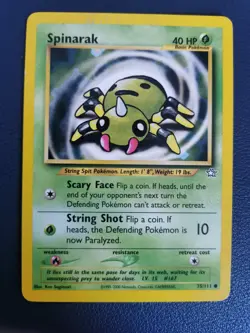 Pokemon Card Spinarak 75/111 Neo Genesis Common WOTC - Image 1