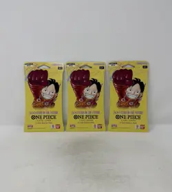 One Piece OP-07 500 Years In The Future 12-Card Sleeved Booster Pack Lot of 3 - Image 1