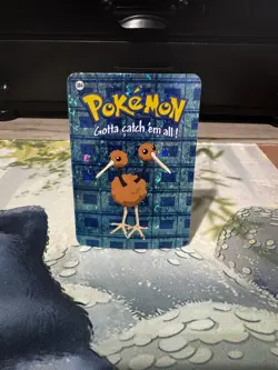 Doduo #084 - Vintage Vending Machine Prism Sticker 2000 - Pokemon Card - Image 1