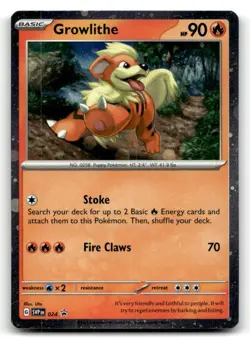 Growlithe 024 Holo Promo SV: Scarlet & Violet Promo Cards LP - Image 1