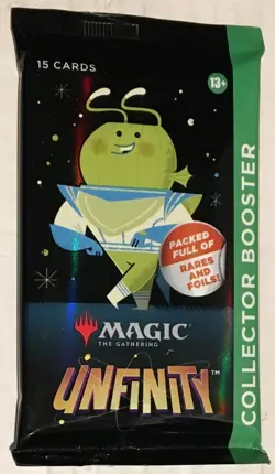 2022 Factory Sealed Magic The Gathering MTG Unfinity Collector Booster Pack - Image 1